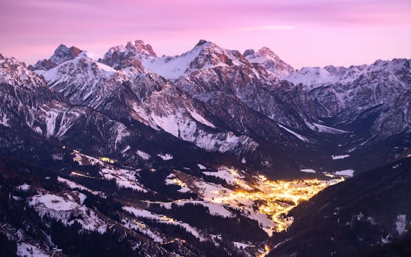 Hiking Dolomites Mountains Italy