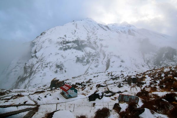 hiking to Everest base camp​