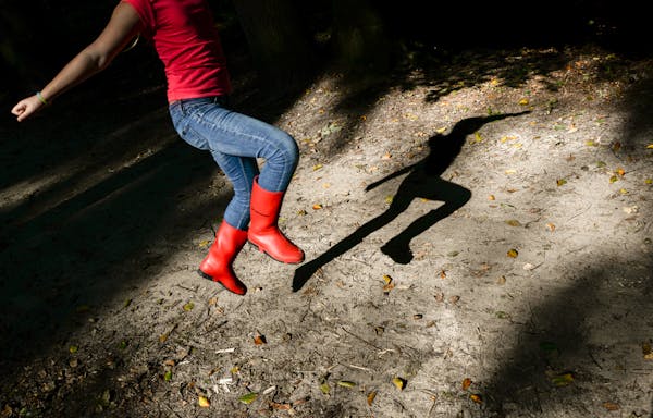 Red Hiking Boots with Flip- Out spikes A companion Footwear for