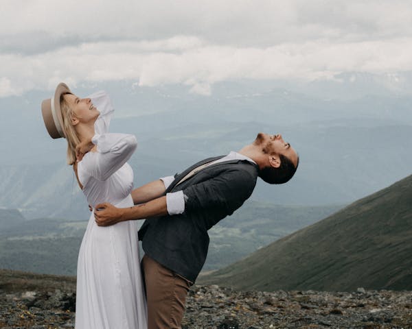 Hiking Engagement photos