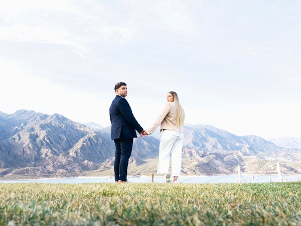 Hiking Engagement photos