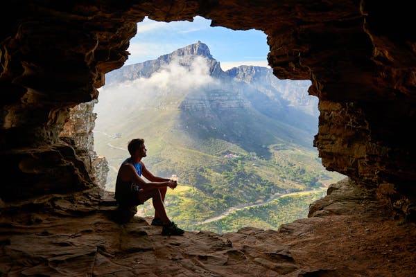 Favorite Part of Hiking Sitting Down