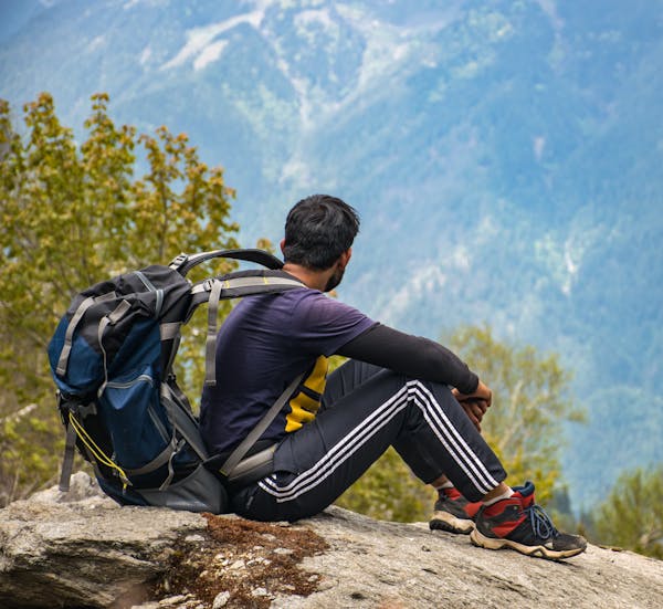 Favorite Part of Hiking Sitting Down